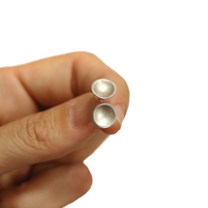VENUS | Studs - The Bowl of Integrity, Generosity and Femininity - Oxidized Sterling Silver AVA Jewelry Designs