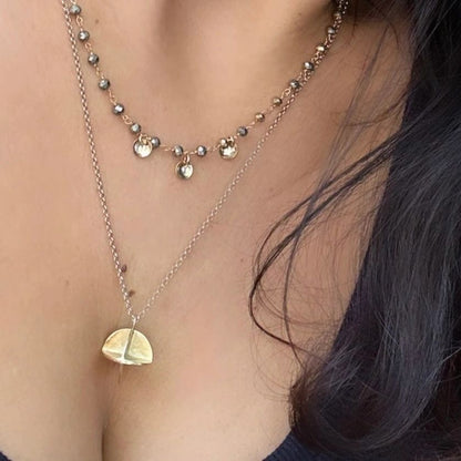 MOONLIGHT | Necklace - 18k Gold plated Sterling Silver AVA Jewelry Designs