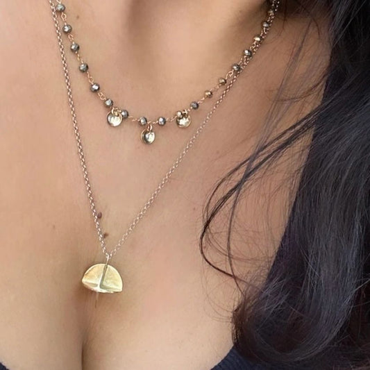 MOONLIGHT | Necklace - 18k Gold plated Sterling Silver AVA Jewelry Designs