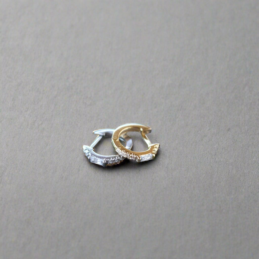 PSYCHE | Huggie - Goddess of the Soul - Sterling silver AVA Jewelry Designs