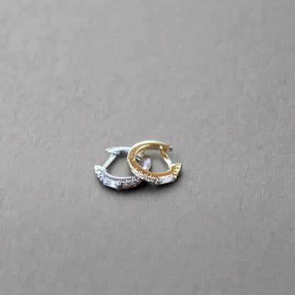 PSYCHE | Huggie - Goddess of the Soul - Sterling silver AVA Jewelry Designs