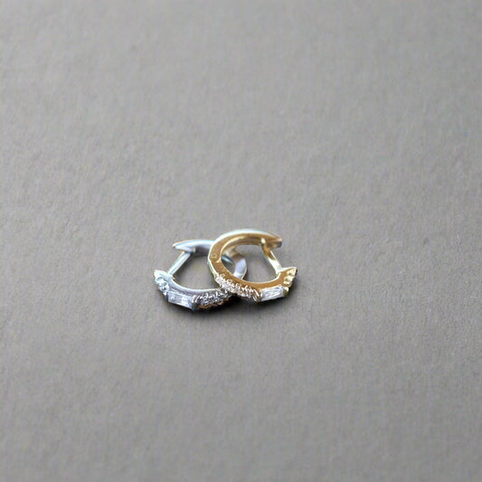 PSYCHE | Huggie - Goddess of the Soul - Sterling silver AVA Jewelry Designs